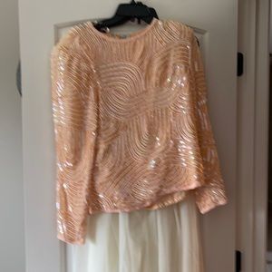 Formal wide leg outfit